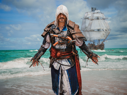 RAWICE CREATIONS V2 Assassin's IV Edward Kenway Black Flag Hidden Blades (Blade Pair)