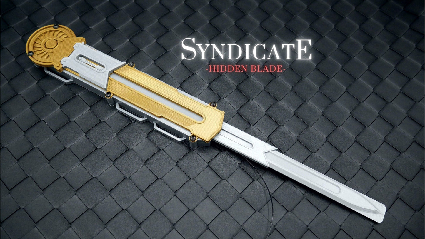 V2 Assassin's Syndicate Jacob Frye Hidden Blade (Grey/Gold)